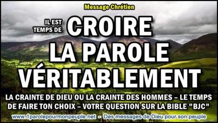 2015 1119 il est temps de croire la parole veritablement minia1