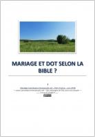 2018 0629 mariage et dot selon le bible minia1