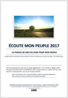 Ecoute mon peuple 2017 la parole de dieu du jour pour mon peuple miniacouv1