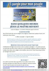 Le maitre revient tract miniature1