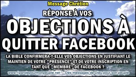 Reponse a vos objections a quitter facebook miniature1